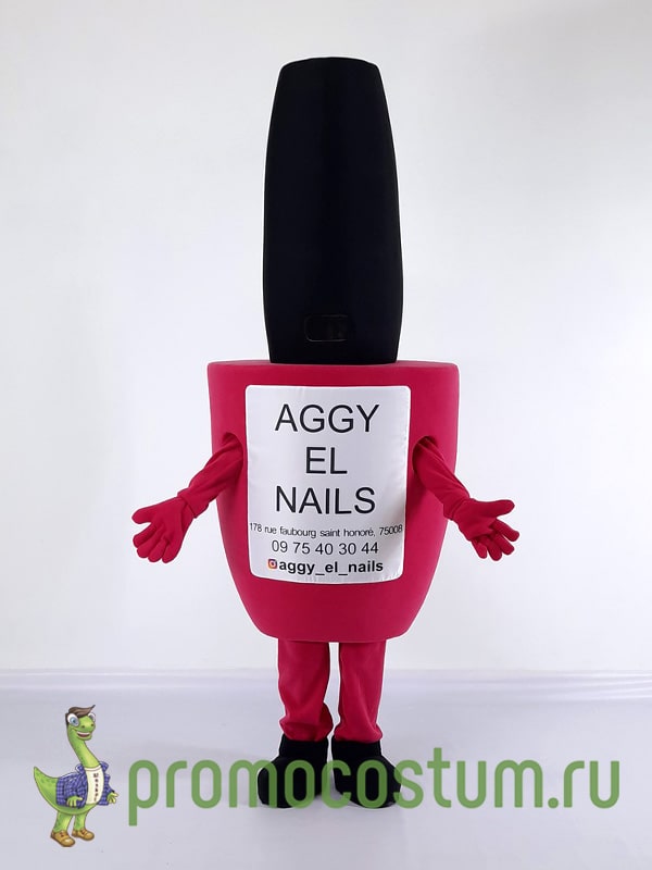 Ростовая кукла розовый гель-лак Aggy El nails