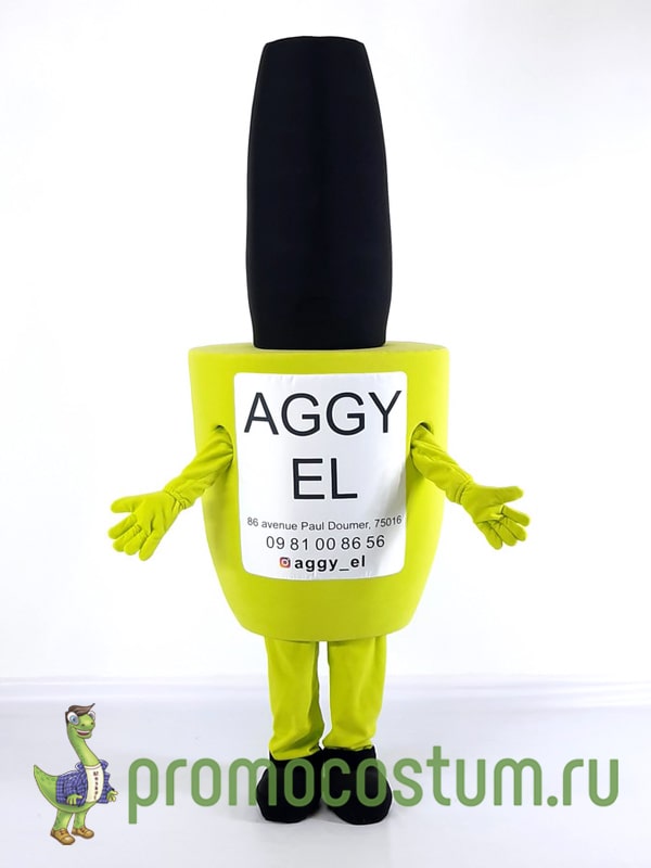 Ростовая кукла зеленый гель-лак Aggy El nails 