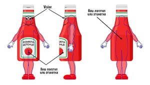 Эскиз ростовой куклы кетчуп, костюма кетчупа