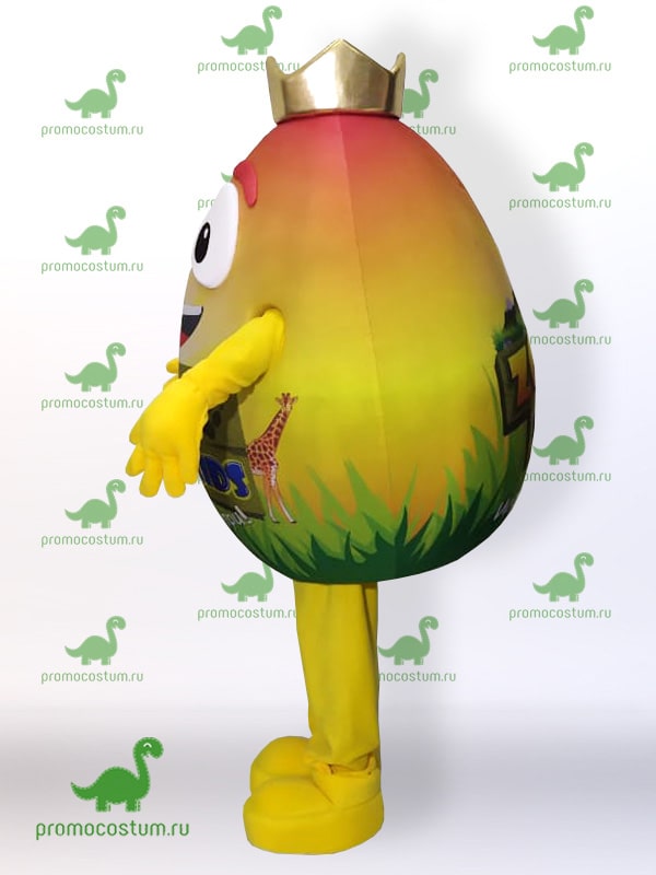 костюм шоколадного яйца Zoo for kids вид сбоку