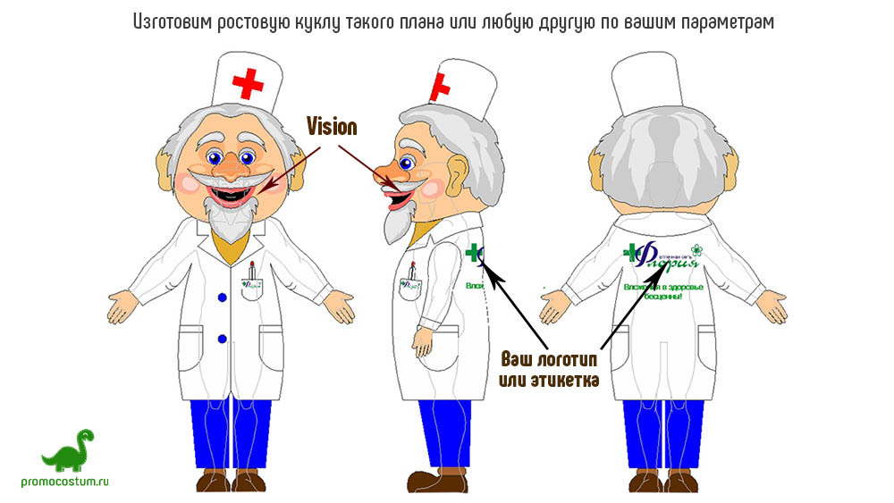 ростовая кукла Айболит