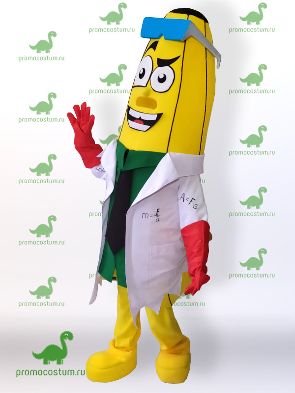 Ростовая кукла банан Banana smart, костюм банана banana smart вид сбоку