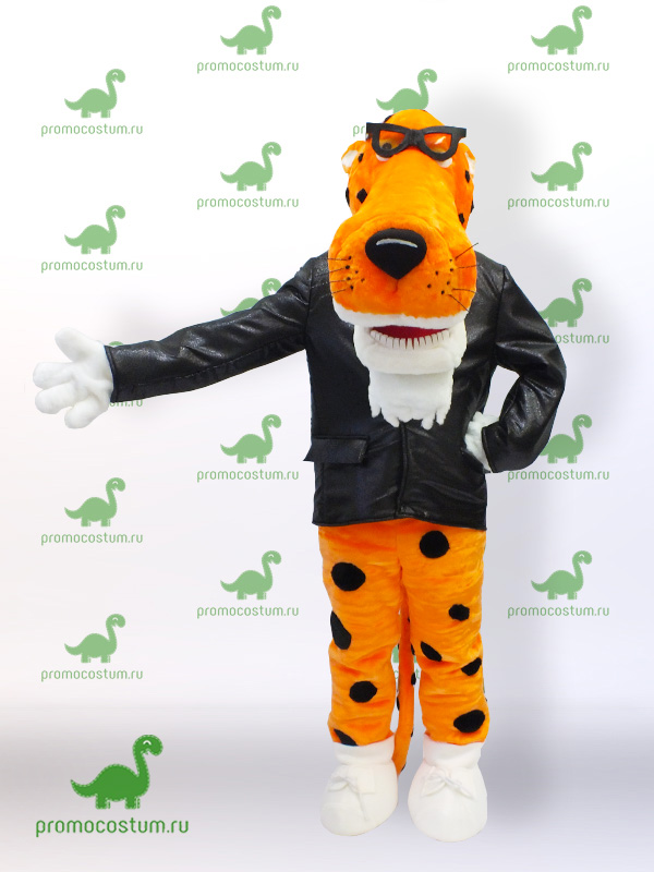Ростовая кукла гепард Chester Cheetos, костюм гепарда