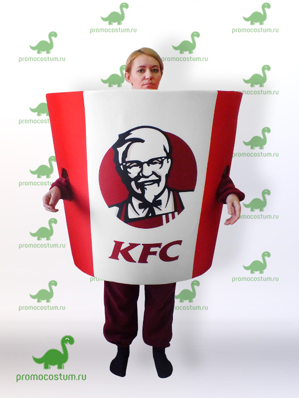  Ростовая кукла KFC, костюм KFC