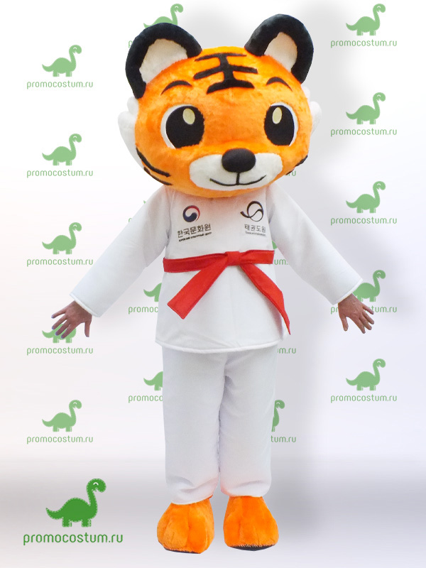 Ростовая кукла корейский тигр, костюм корейского тигра