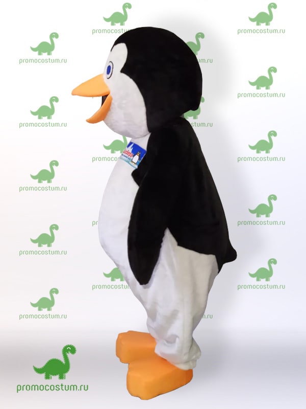 ростовая кукла пингвин, костюм пингвина вид сбоку