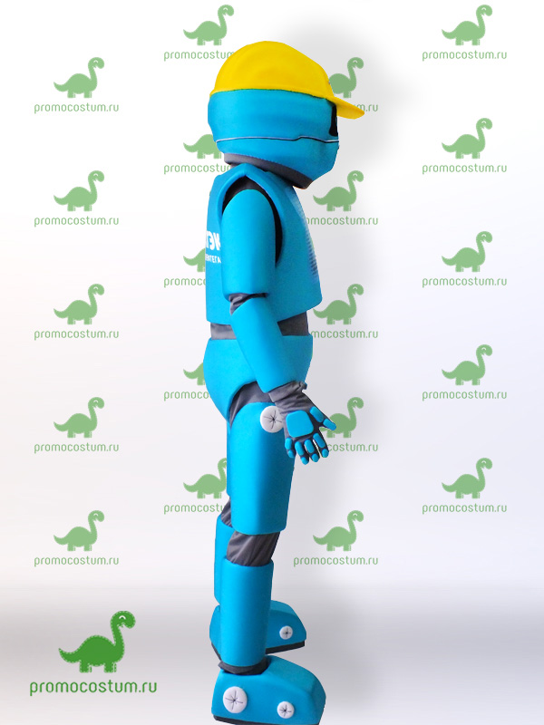 Ростовая кукла робот, костюм робота вид сбоку
