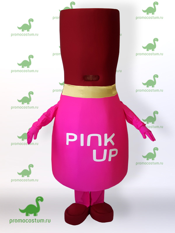 Ростовая кукла гель-лак Pink Up, костюм гель-лака Pink Up 