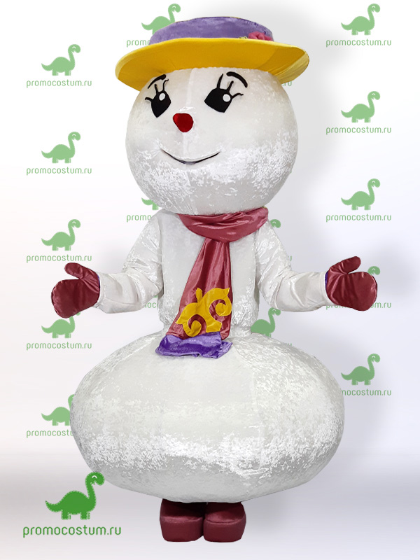Ростовая кукла снеговика, костюм снеговик