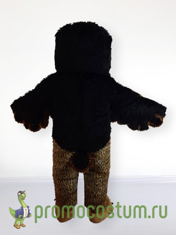 Ростовая кукла совенок, костюм совенка — вид сзади