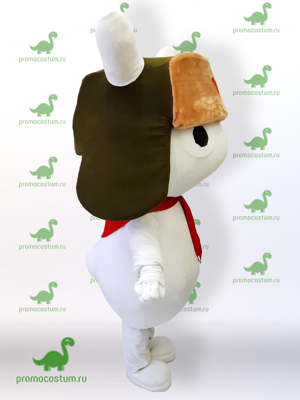 Ростовая кукла Xiaomi, костюм зайца вид сбоку