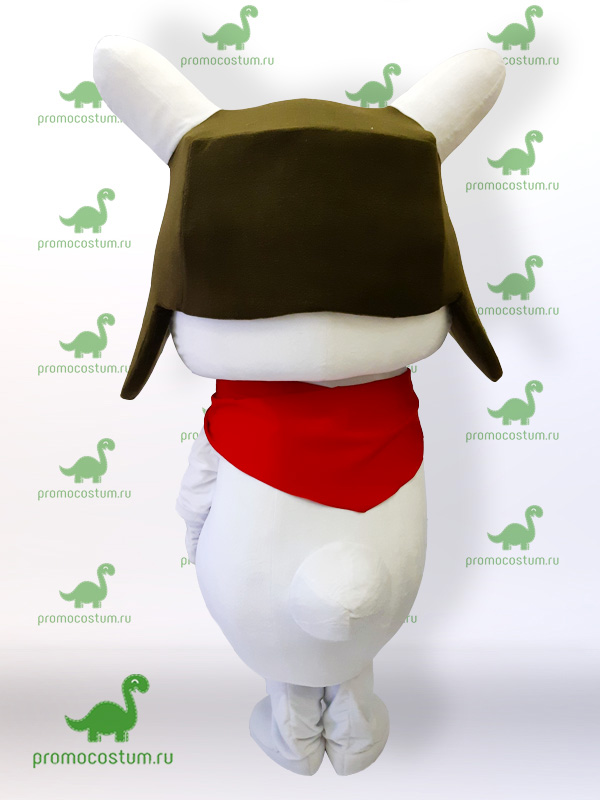 Ростовая кукла Xiaomi, костюм зайца вид сзади