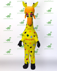 Ростовая кукла жираф, костюм жирафа