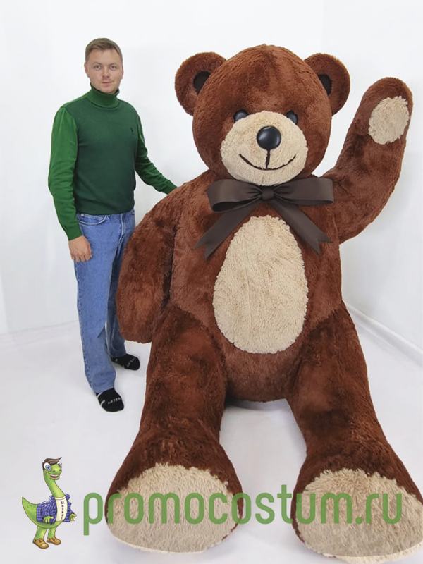 Ростовая фигура медведь Собрание, фигура медведя Собрание - сравнение с человеком