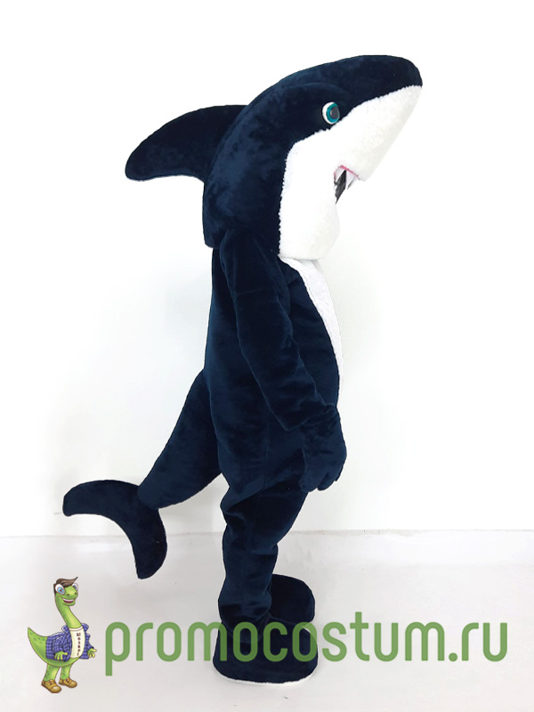Ростовая кукла акула Сахалинские акулы, костюм акулы Сахалинские акулы — вид сбоку