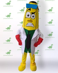Ростовая кукла банан, костюм банана
