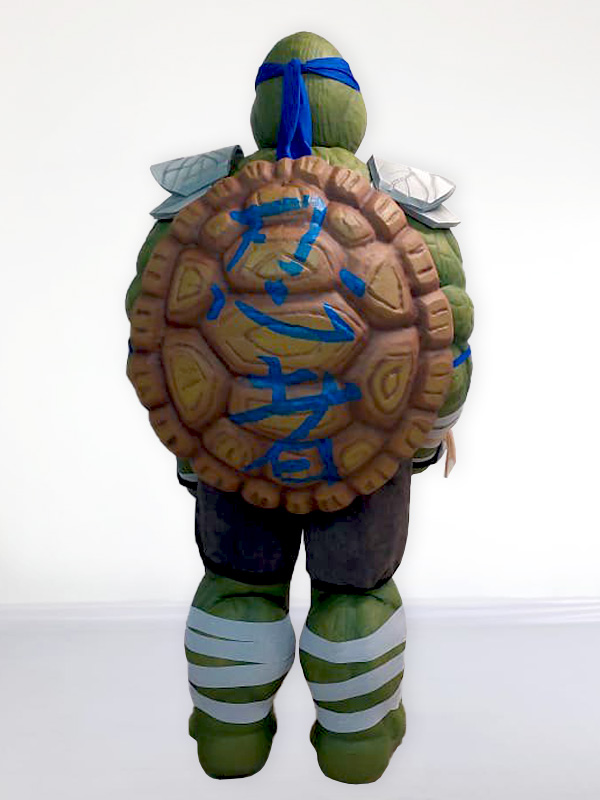 Ростовая кукла черепашка-ниндзя, костюм черепашки-ниндзя — вид сзади