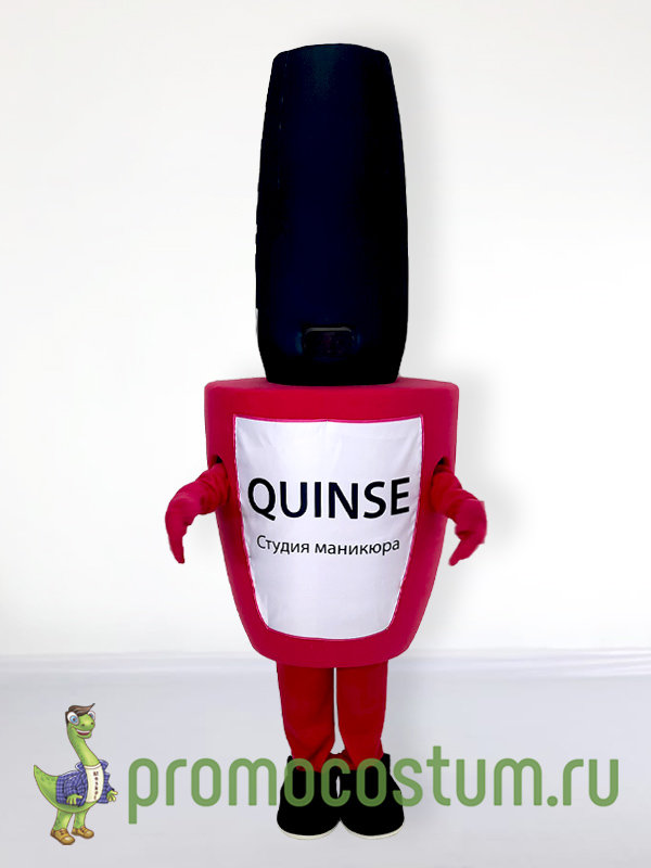 Ростовая кукла гель-лак Quinse, костюм гель-лака Quinse