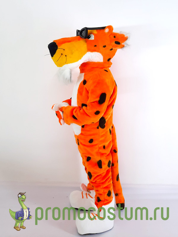 Ростовая кукла гепард Chester Cheetah, костюм гепарда Chester Cheetah — вид сбоку