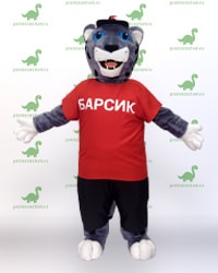 Ростовая кукла кот Барсик, костюм Барсика красный