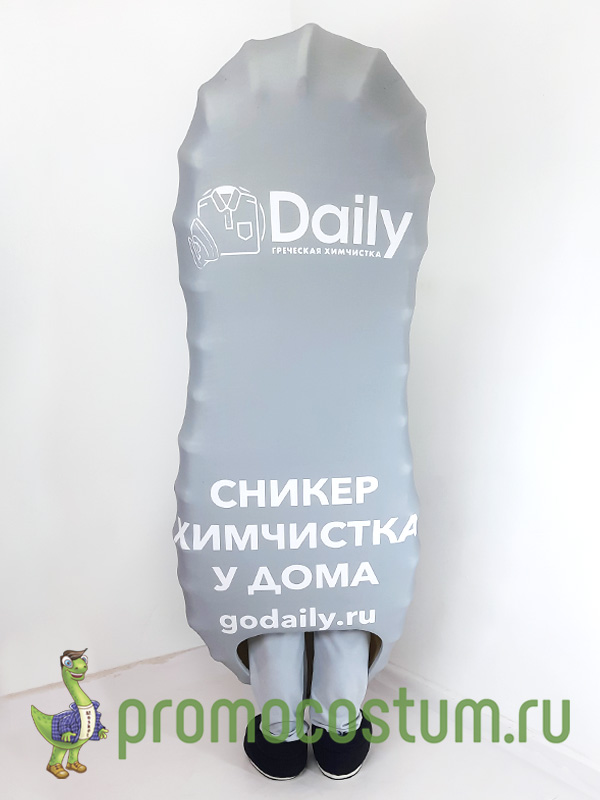 Ростовая кукла кроссовки Daily, костюм кроссовка Daily — вид сзади