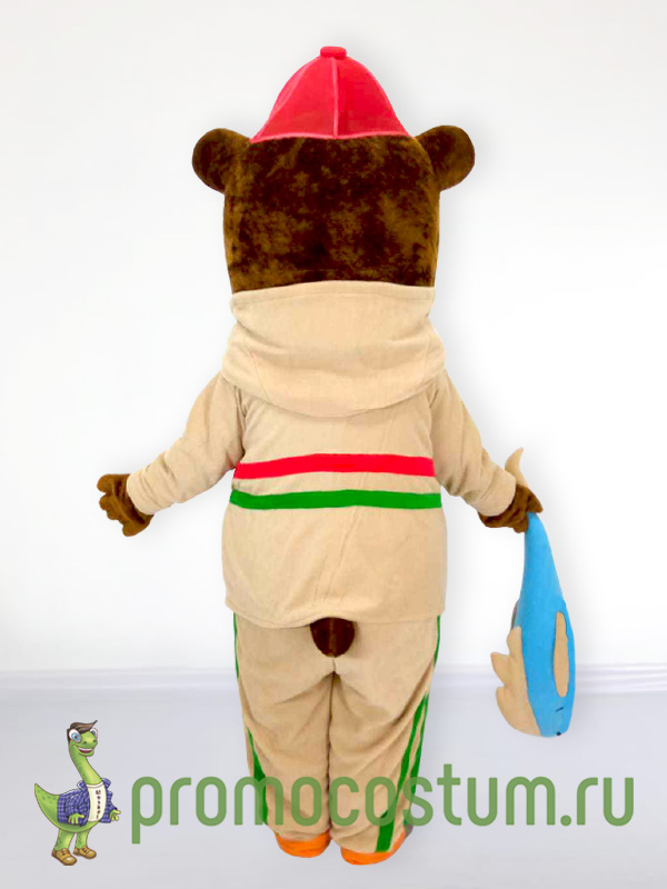 Ростовая кукла медведь СушиSell, костюм медведя СушиSell — вид сзади