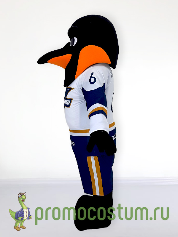 Ростовая кукла пингвин ВСОК ВМФ, костюм пингвина ВСОК ВМФ — вид сбоку
