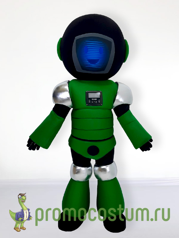 Ростовая кукла робот Dab Pumps, костюм робота Dab Pumps