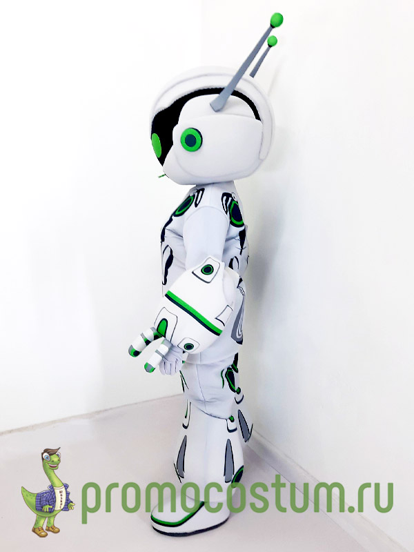 Ростовая кукла робот Векпром, костюм робота Векпром — вид сбоку