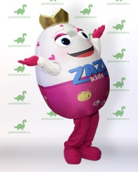 Ростовая кукла шоколадное яйцо Zazu, костюм шоколадного яйцо
