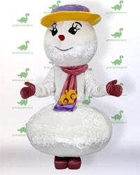 Ростовая кукла снеговик, костюм снеговика