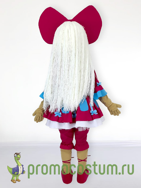 Ростовая кукла Таня, костюм куклы Тани — вид сзади