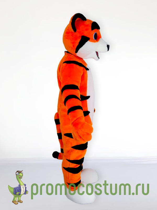 Ростовая кукла тигр «Южный полис», костюм тигра «Южный полис» — вид сбоку